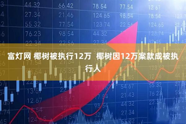 富灯网 椰树被执行12万  椰树因12万案款成被执行人