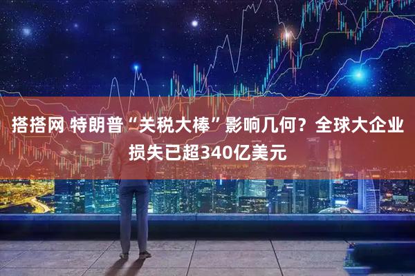 搭搭网 特朗普“关税大棒”影响几何？全球大企业损失已超340亿美元